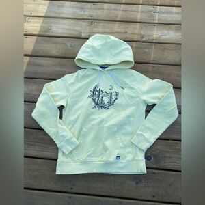 Helly Hansen HH light Yellow Hoodie Sweater Womens sz Small